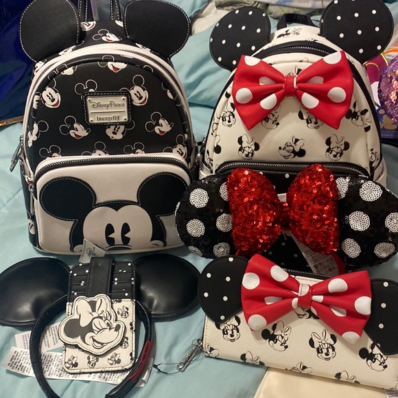 Loungefly Accessories - Disney latest Mickey & Minnie LoungeFly Bundle